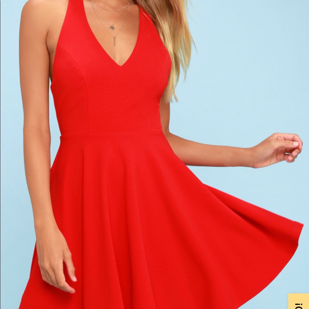 Red lulus dress